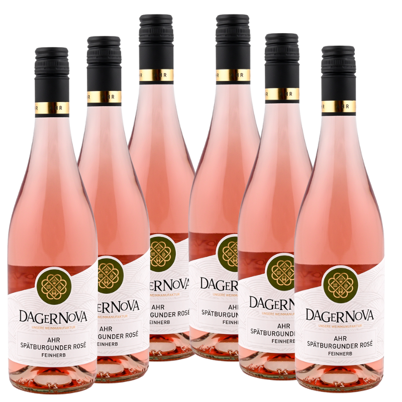 Dagernova Spätburgunder  Rosé Qualitätswein feinherb 6er Paket